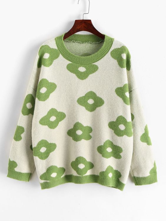 Suéter Cardigan Winter Flower