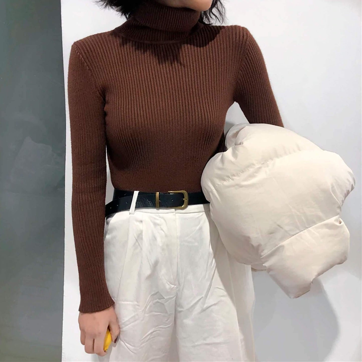 BLUSA VINTAGE GOLA ALTA - Ohbabyohman