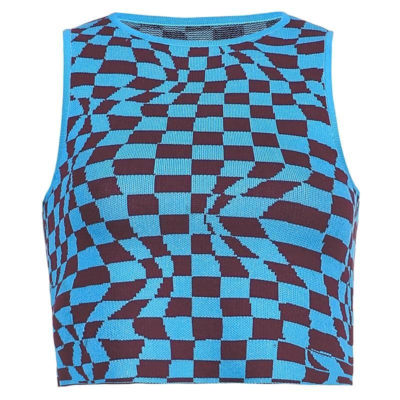 BLUSA QUADRICULADA 70´S - Ohbabyohman