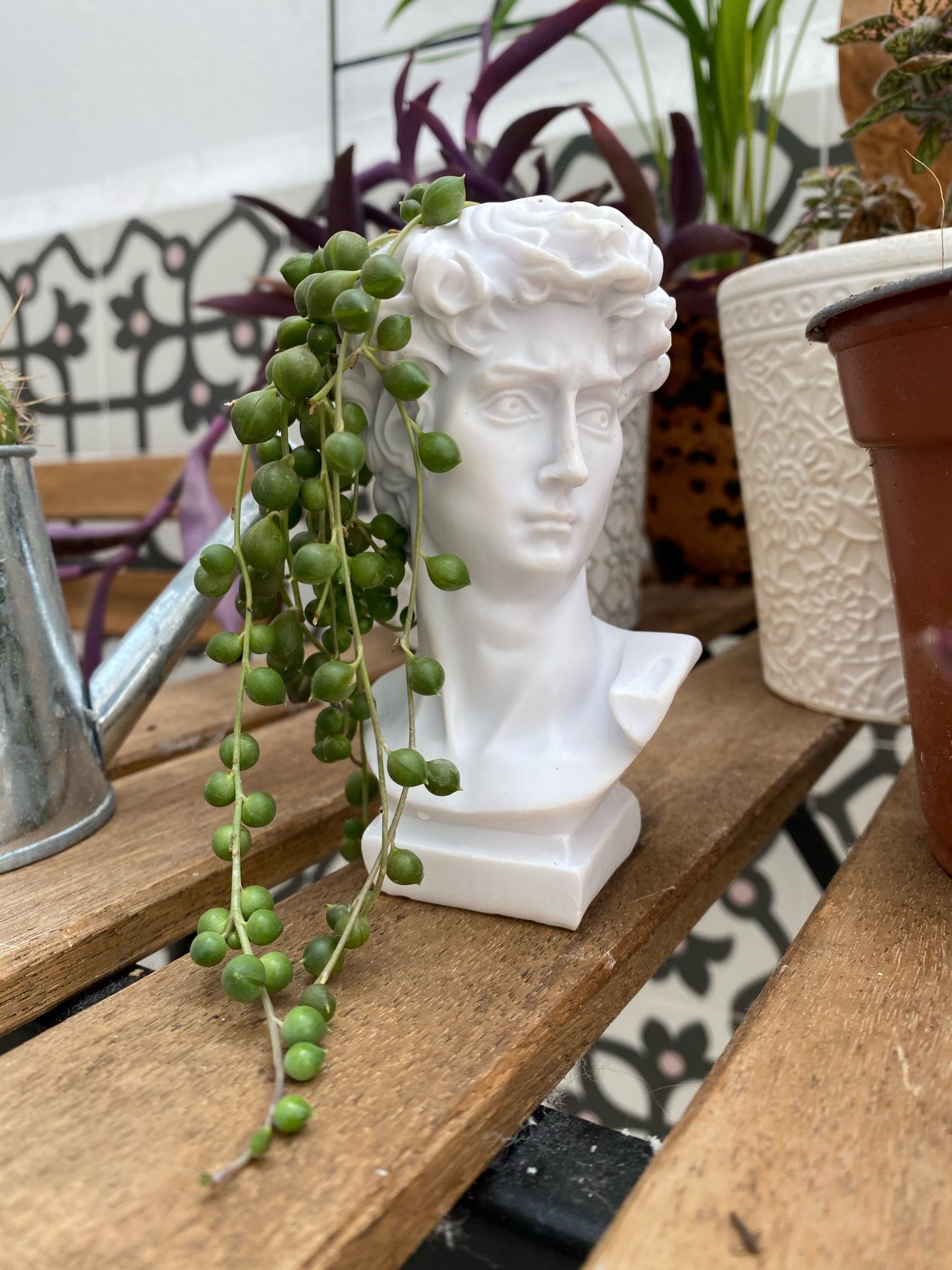 ESTÁTUA VASO AESTHETIC MICHELANGELO