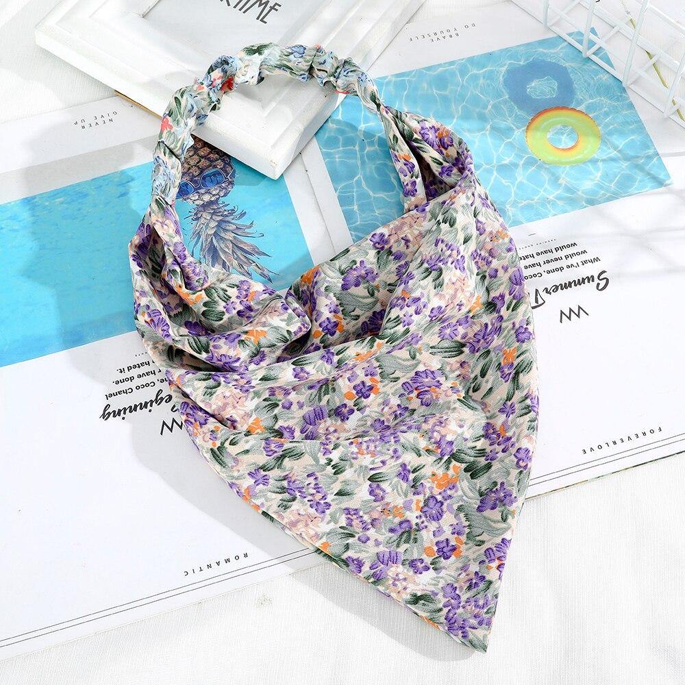 Lenço Bandana Estampada Floral - Ohbabyohman