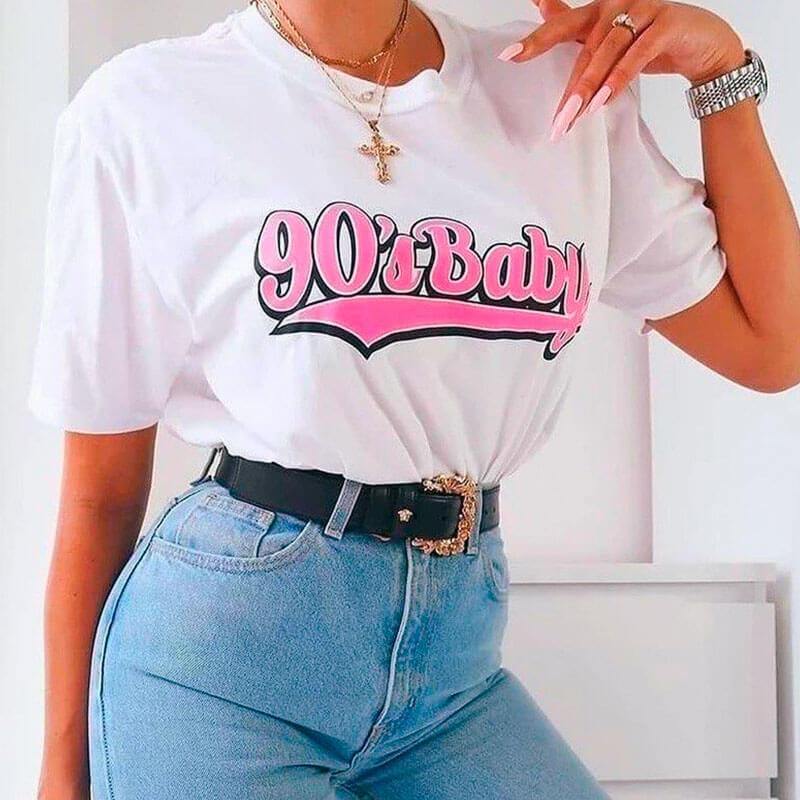 T-shirt 90s Baby - Ohbabyohman