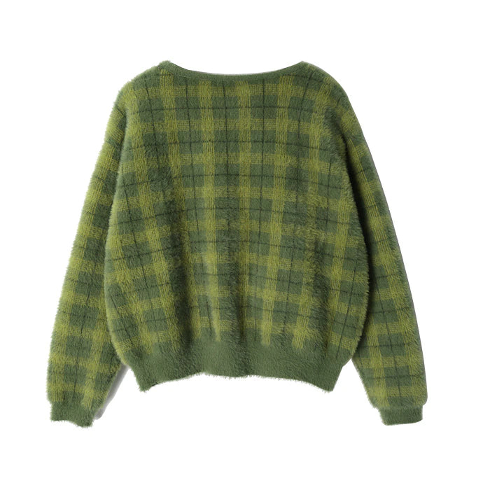 Suéter Cardigan puff-sleeve Kat