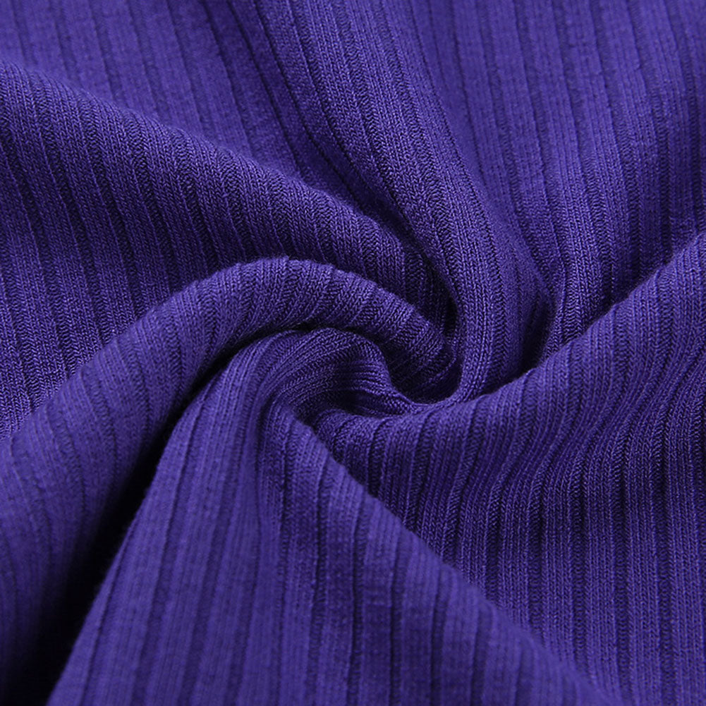 Crooped floral roxo