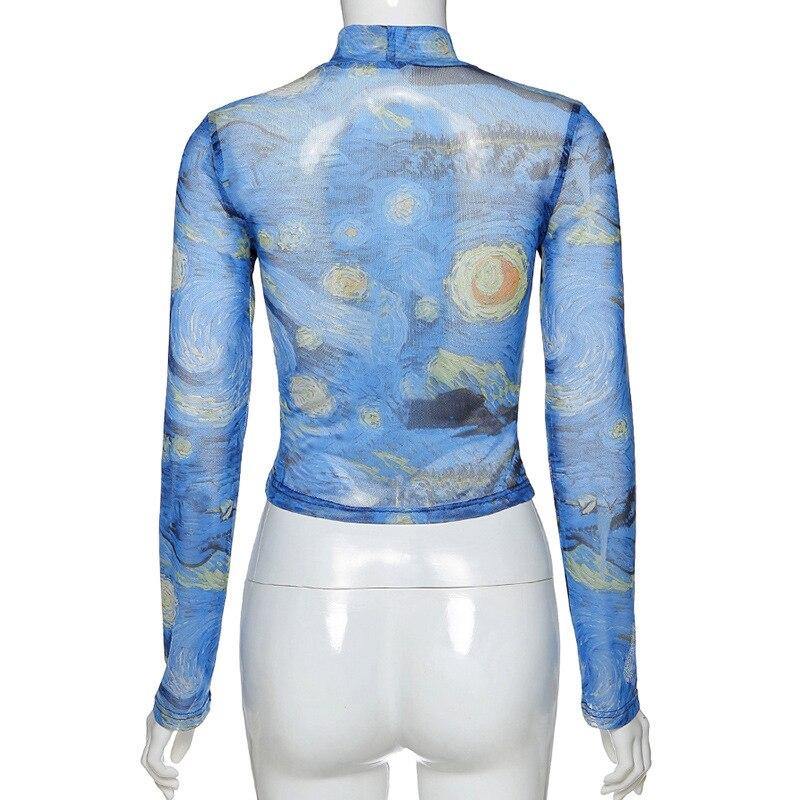 Blusa Van Gogh - Ohbabyohman