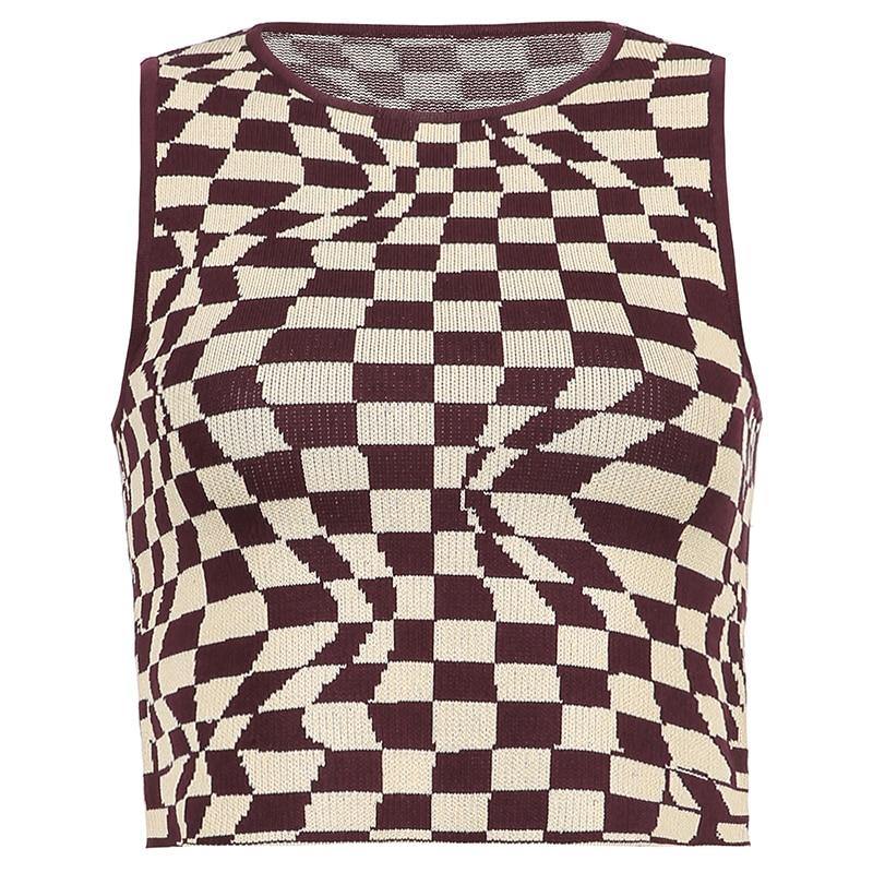 BLUSA QUADRICULADA 70´S - Ohbabyohman