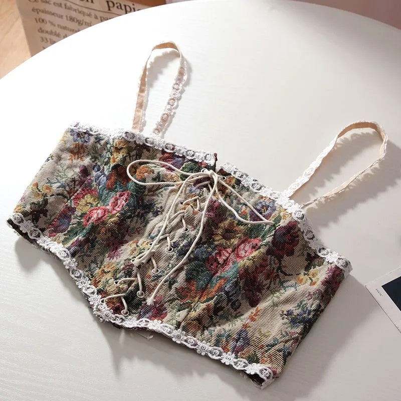 Corset bustiê Renascentista Jacquard