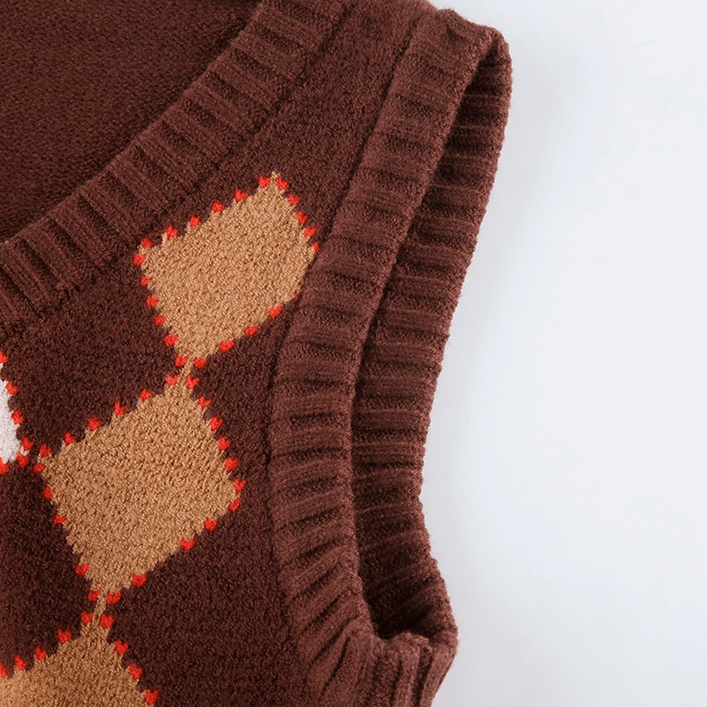 PULLOVER XADREZ MARROM - Ohbabyohman