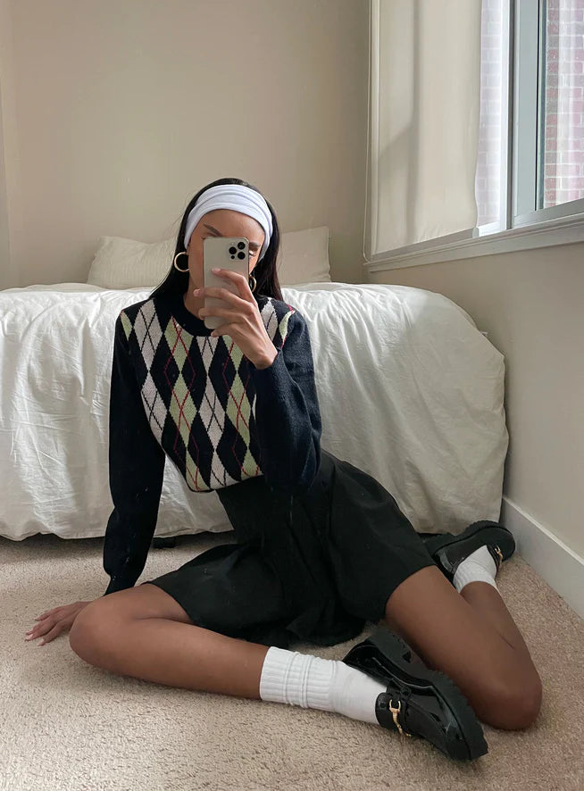 Saia Colegial Plissada