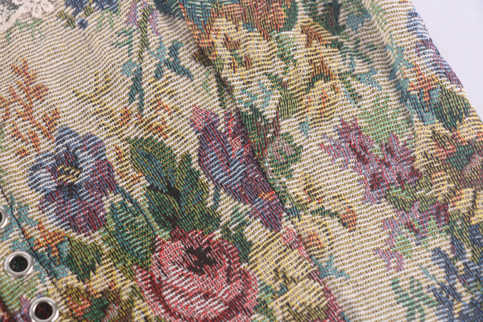 Corset bustiê Renascentista Jacquard