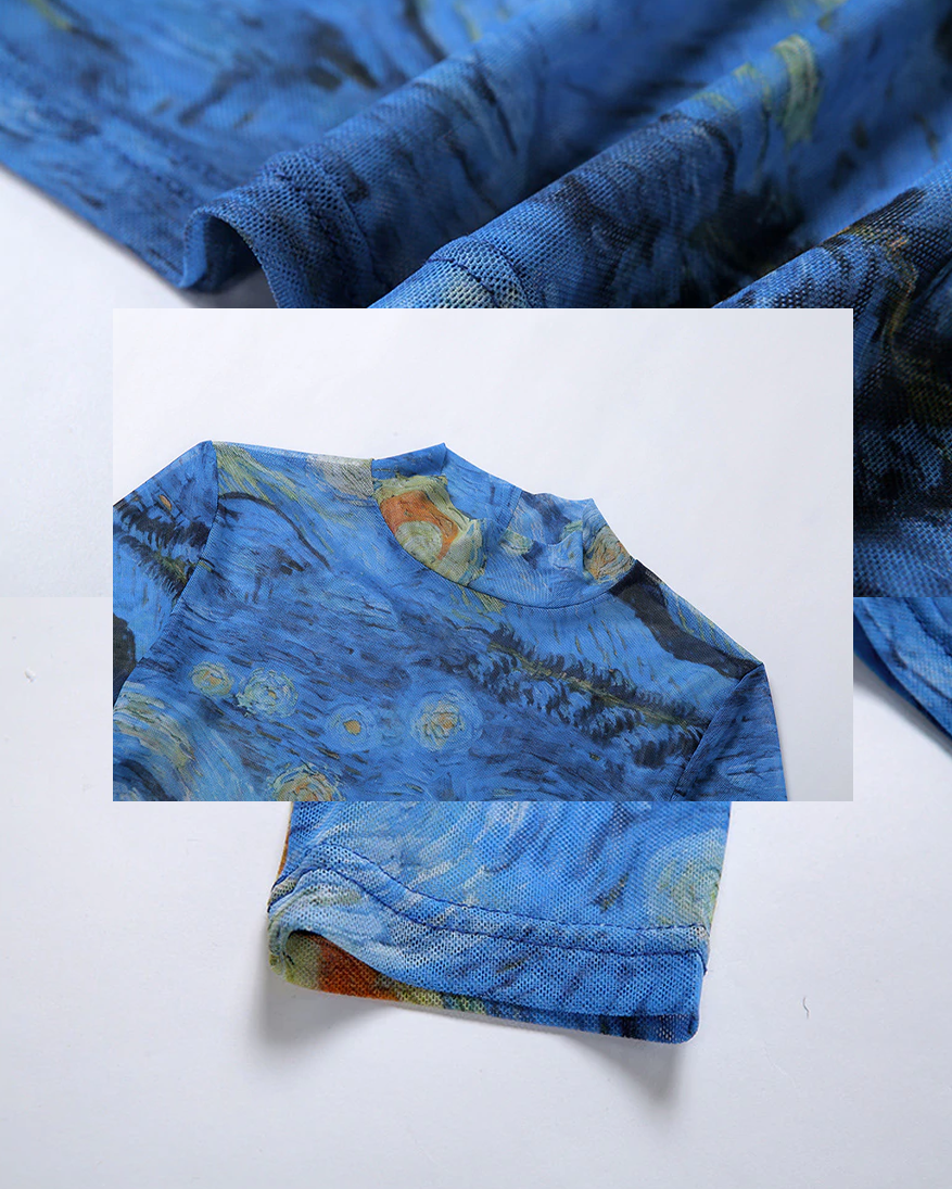 Blusa Van Gogh - Ohbabyohman