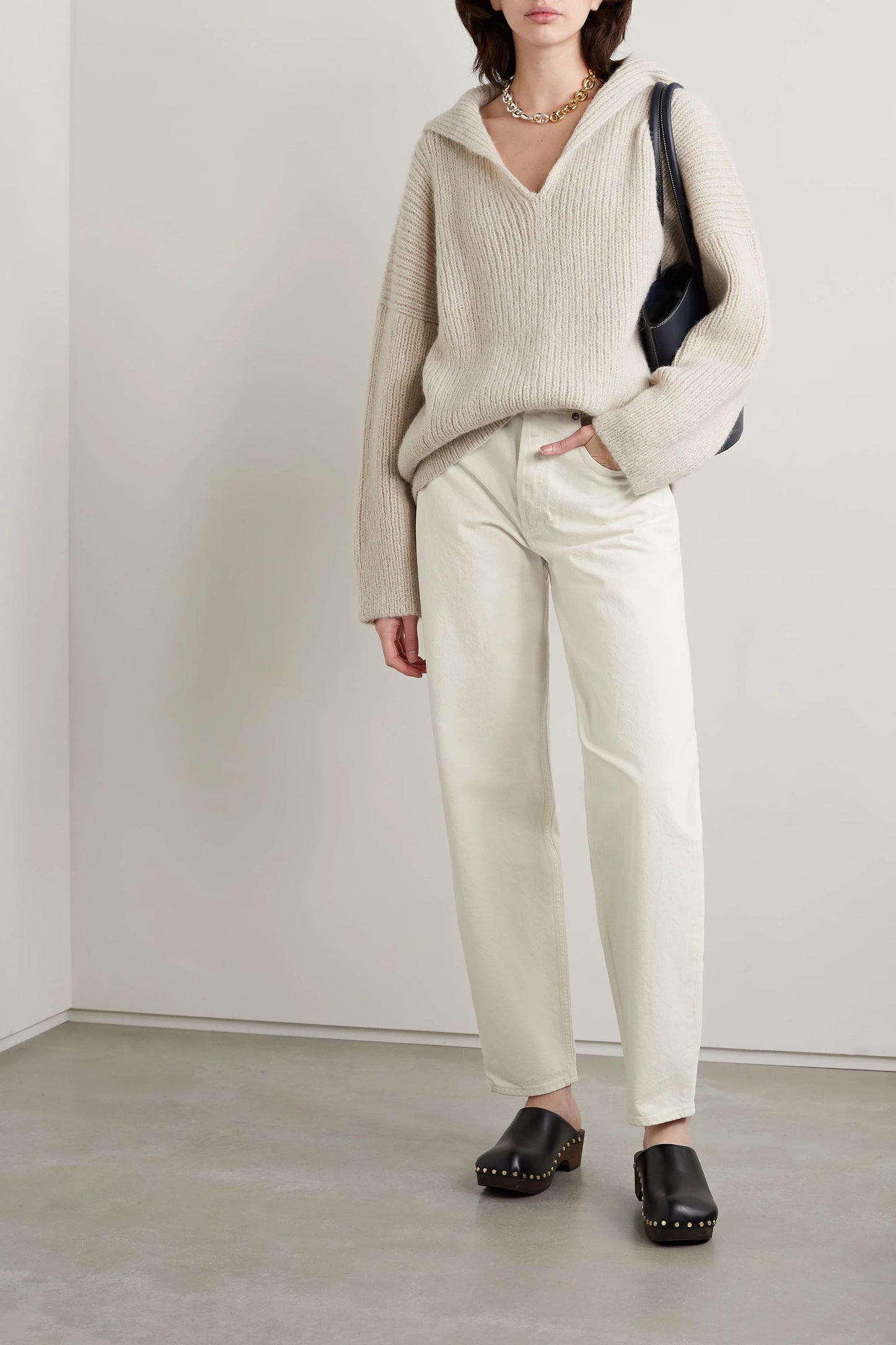 Calça Jeans White Baggy