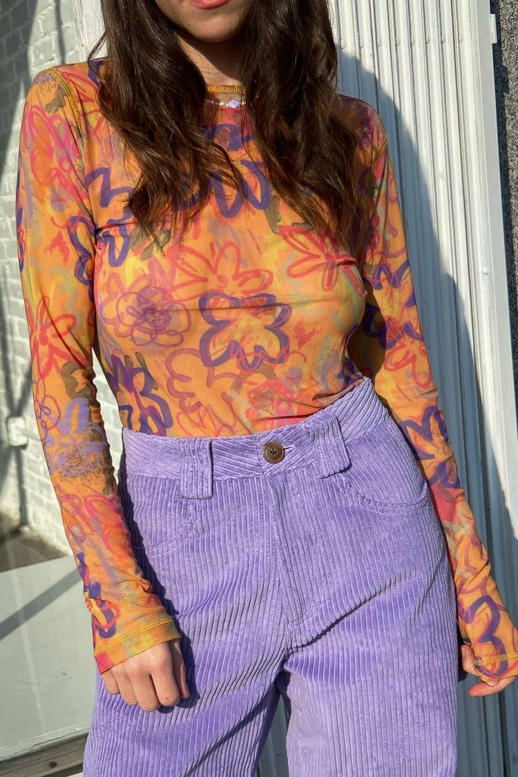 Blusa Tule Floral Jules