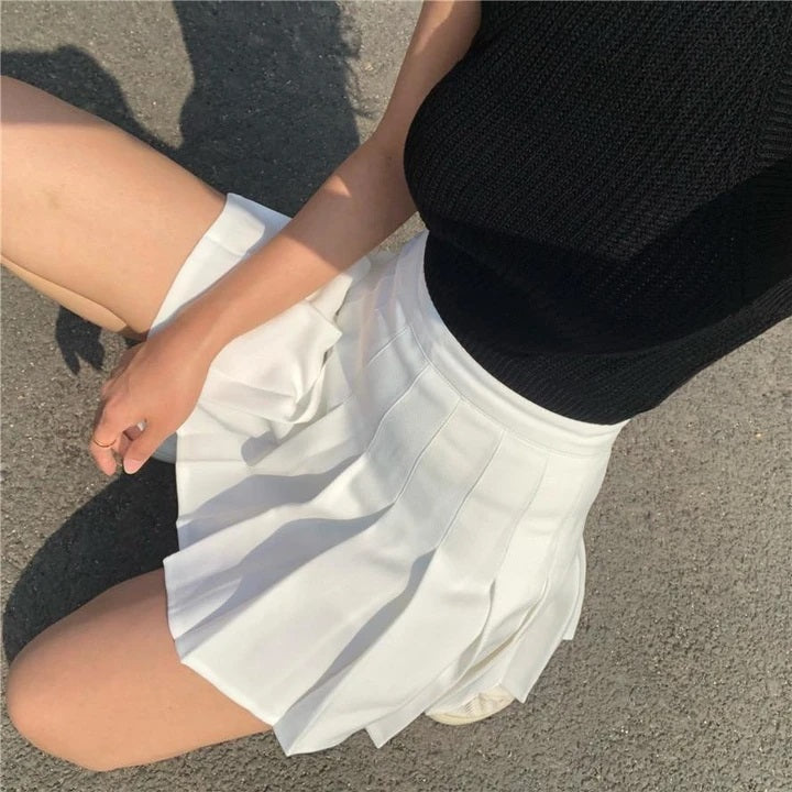 Saia Colegial Plissada