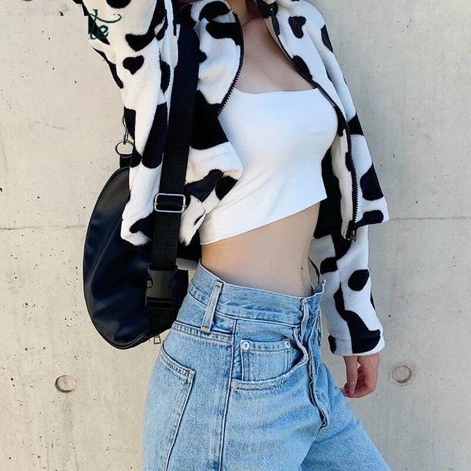JAQUETA FLUFFY COW 90´S - Ohbabyohman