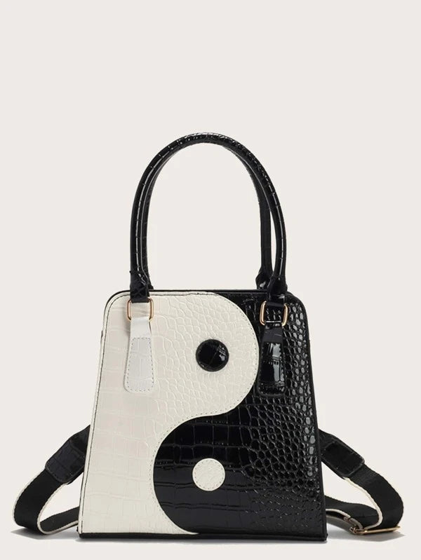 Bolsas "Yin-Yang" Crossbody, De Mão e Transversal