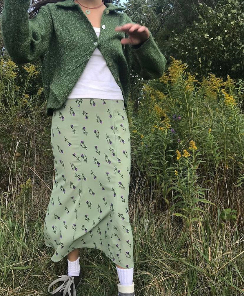 Saia Midi floral