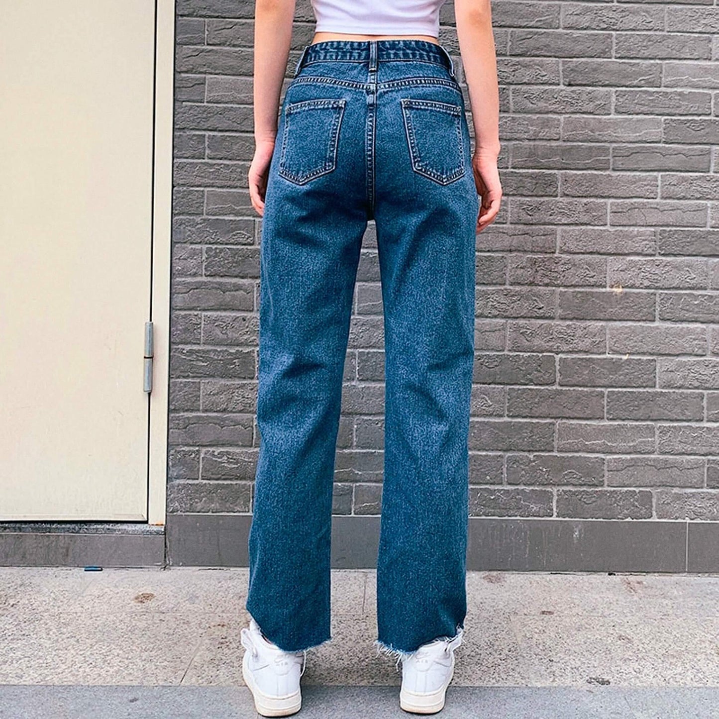 CALÇA JEANS DE BORBOLETAS 90'S - Ohbabyohman