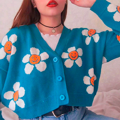 CARDIGAN FLORAL - Ohbabyohman