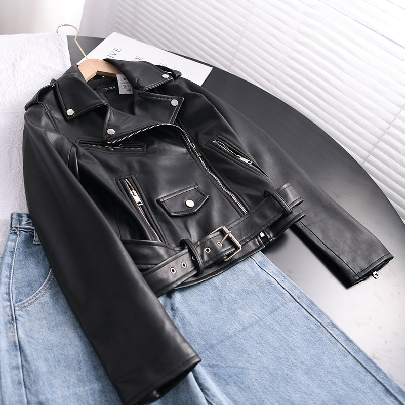Jaqueta de Couro Biker