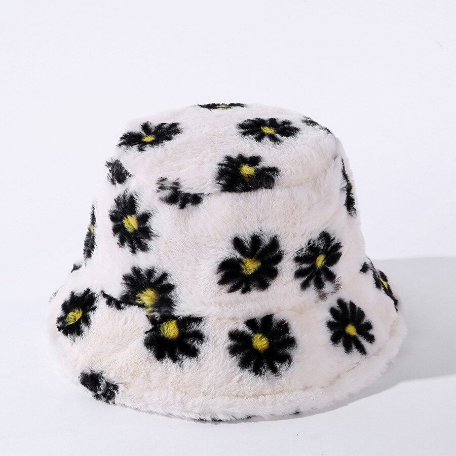 Bucket Hat Favo de Mel Branco