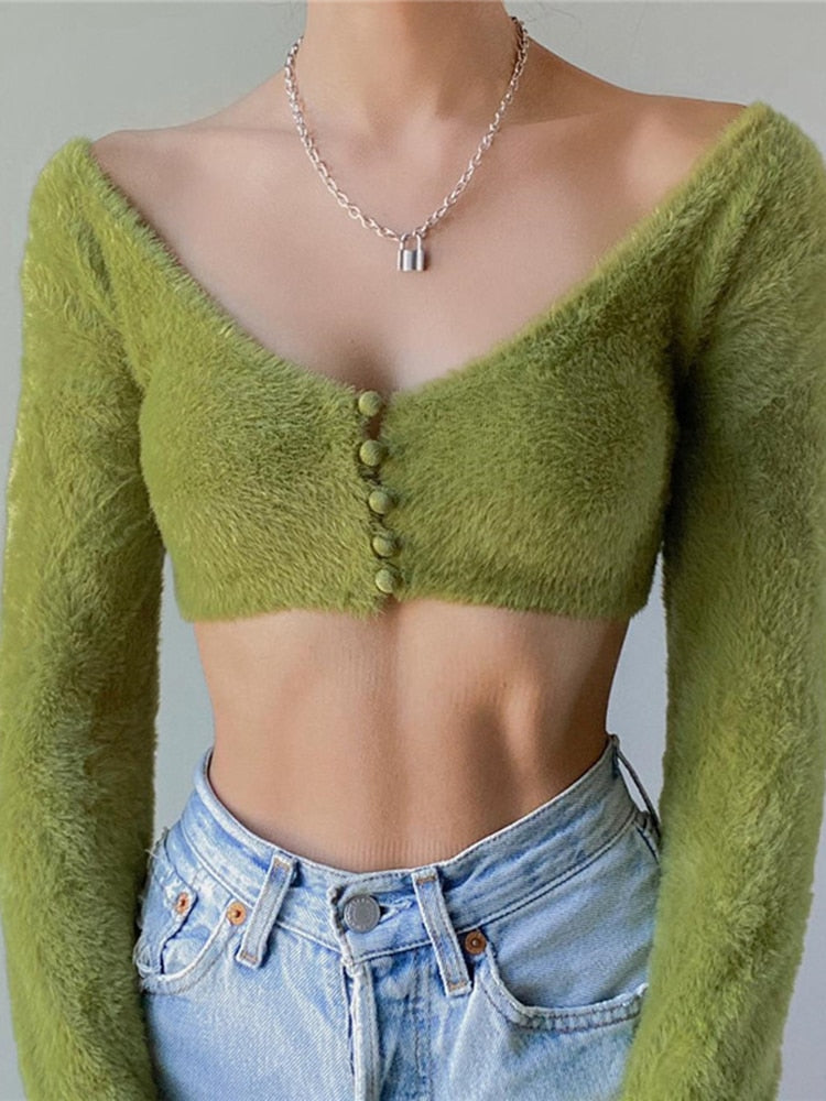 Top Cardigan Fluffy 90’s