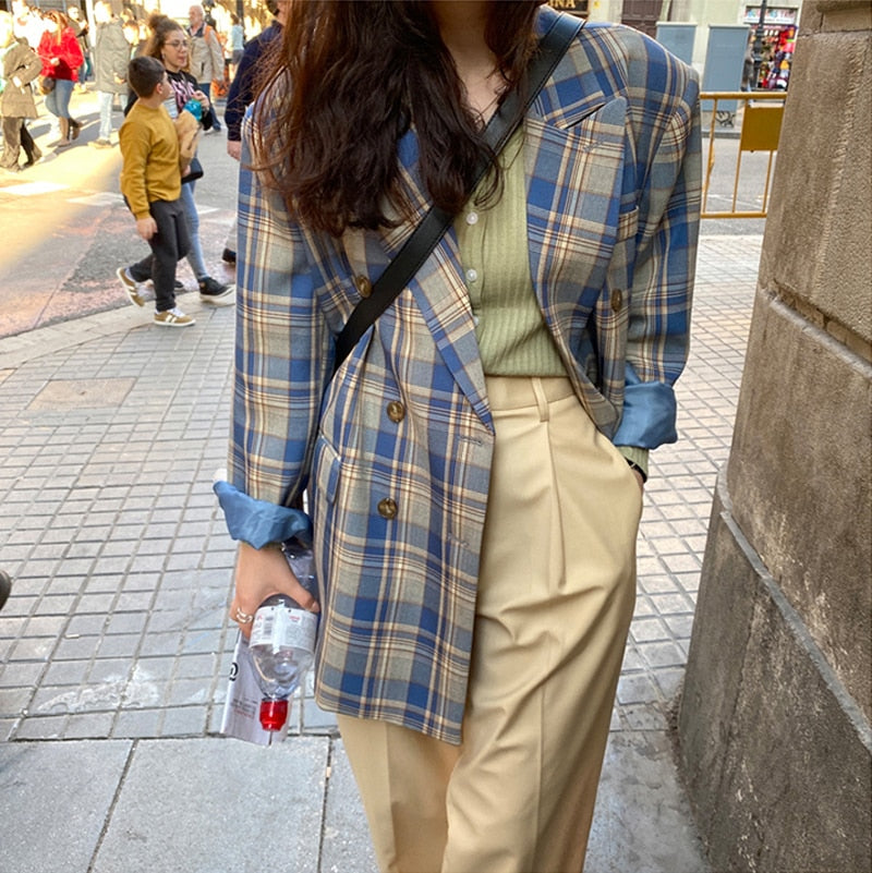 Blazer "Vintage Oversized" Azul
