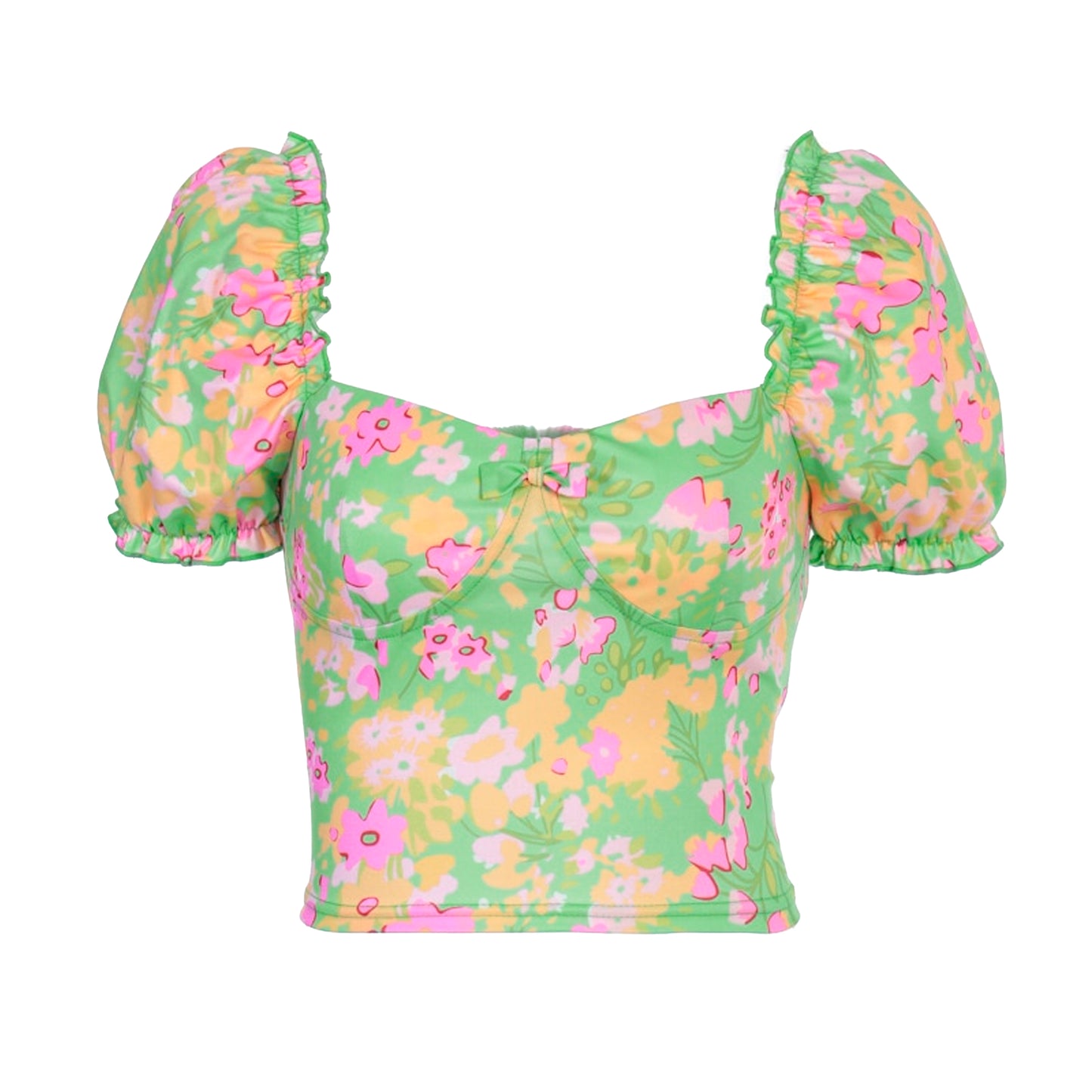 Top de ombro flowerland