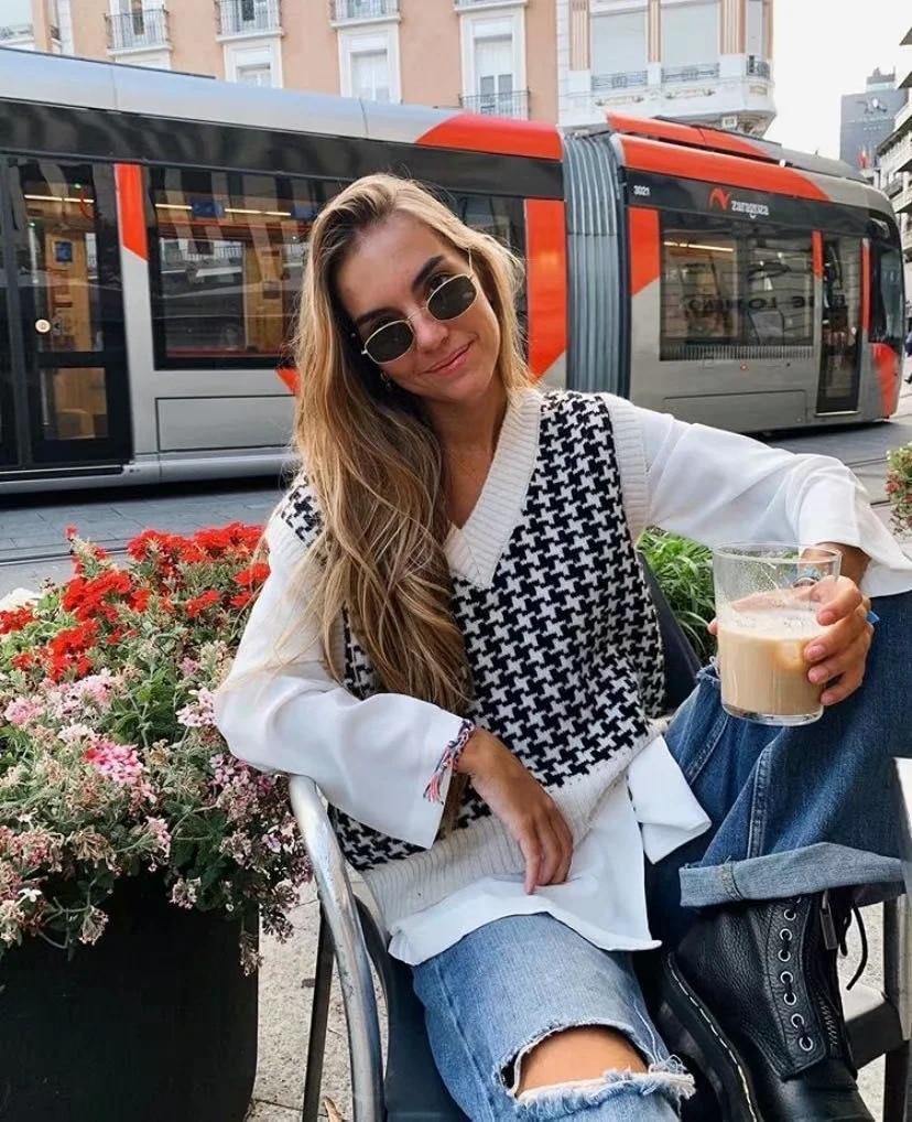 PULLOVER XADREZ PARISIENSE - Ohbabyohman