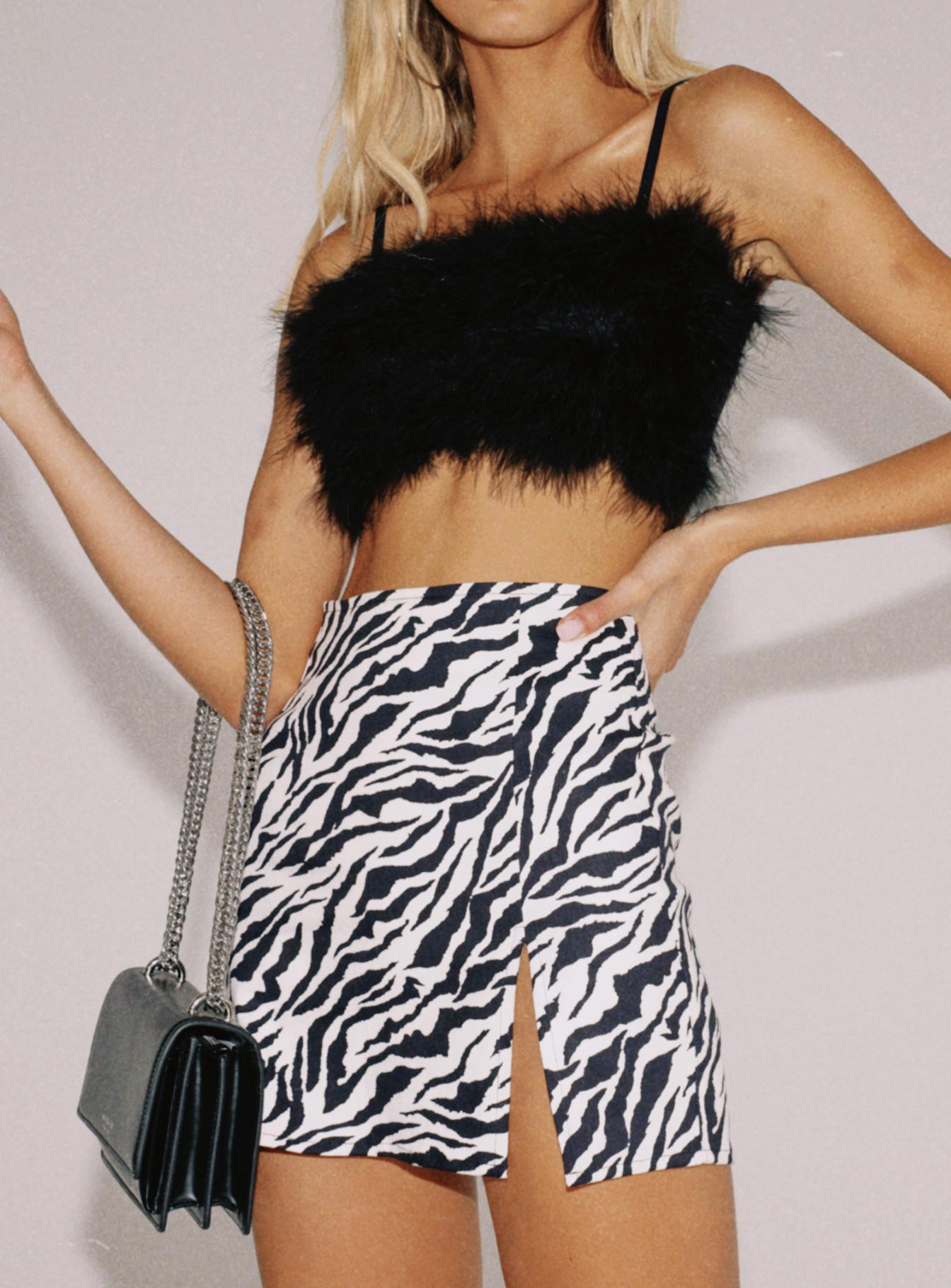 SAIA ANIMAL PRINT ZEBRA