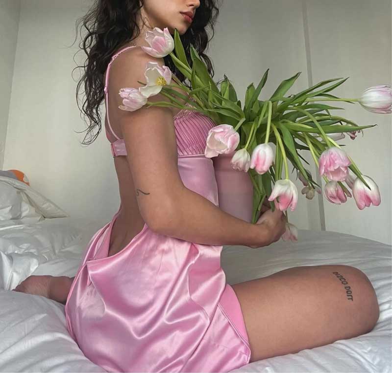 Dress satin Andrea