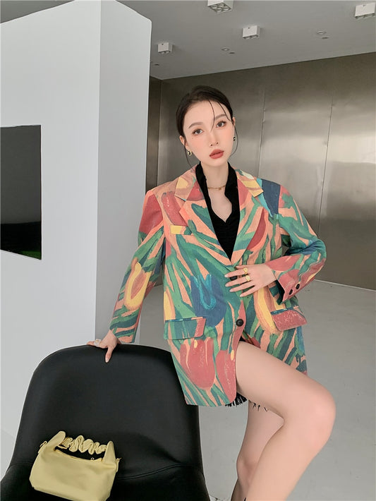 Blazer "Vintage Tulip"